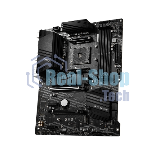 Материнская плата MSI B550-A PRO, AM4, AMD B550, 4xDDR4, 6xSATA, 2xM.2, 1xPCI-E 4.0 x16, 1xPCI-E 3.0 x16, 2xPCI-E x1, 1xHDMI, 1xDP, 1x 1Gb LAN, 4xUSB-A 2.0, 2xUSB-A 3.2 Gen 1, 1xUSB-A 3.2 Gen 2, 1xUSB-C 3.2 Gen 2, 6x3.5 мм, 7.1, ATX
