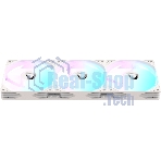 Кулер с водяным охлаждением Formula V Line ICE JET GLOW 360 WH, 360мм, 3x120мм, ARGB fans, LGA115X/1200/1700/1851, AM4/AM5