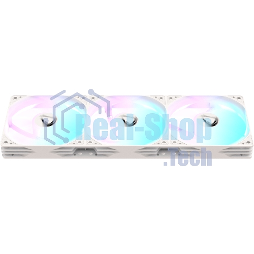Кулер с водяным охлаждением Formula V Line ICE JET GLOW 360 WH, 360мм, 3x120мм, ARGB fans, LGA115X/1200/1700/1851, AM4/AM5