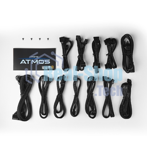 Блок питания Chieftec Atmos CPX-850FC, 850Вт, 80 PLUS Gold, 135мм, модульный, черный