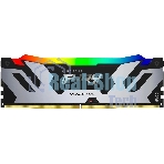 Оперативная память Kingston Fury Renegade RGB, DDR5, 24GB (1x24 GB), 7200 MHz, CL38, радиатор, RGB, серебристый