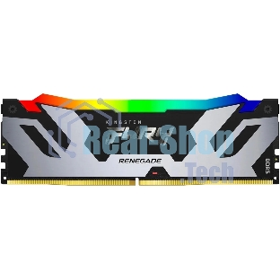 Оперативная память Kingston Fury Renegade RGB, DDR5, 24GB (1x24 GB), 7200 MHz, CL38, радиатор, RGB, серебристый