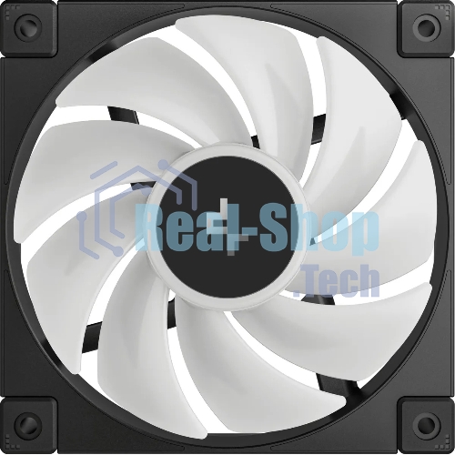Вентилятор для корпуса DEEPCOOL FD12 черный, 120 мм, 2050 об/мин, 26.9 дБ, 4 pin