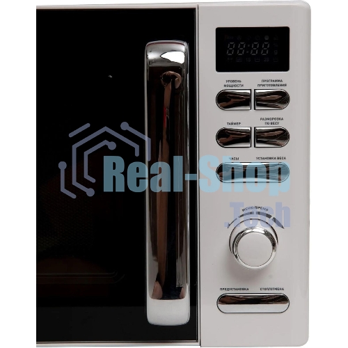 Микроволновая печь Oasis MW-80EW белый, 20 л, 800 Вт, переключатели - сенсор, поворотный механизм