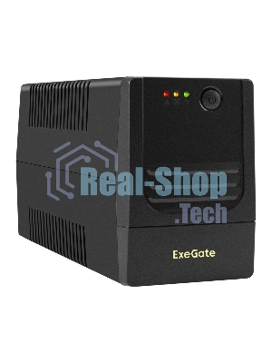 Источник бесперебойного питания ExeGate Power NB-450.LED.AVR.4C13 (450VA/270W, LED, AVR, 4*C13, батарея 12V 4.5Ah, Black)