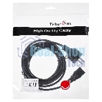 Кабель компьютер - розетка 3 м 220V (Европейский стандарт) VCOM/TELECOM