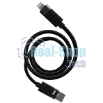 Дата-кабель MORE CHOICE (4620202554826) K87i 2м USB 2.4A для Lightning - 2м, черный