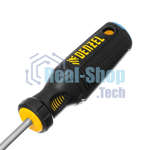 Отвертка Denzel SL6x150 мм, S2, 3к рукоятка