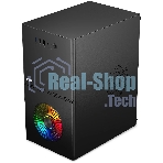 Компьютерный корпус CBR mATX Minitower V867, без БП, 1хUSB 3.0, 2хUSB 2.0, HD Audio+Mic, Rainbow Fan, Black PCC-MATX-V867-WPSU
