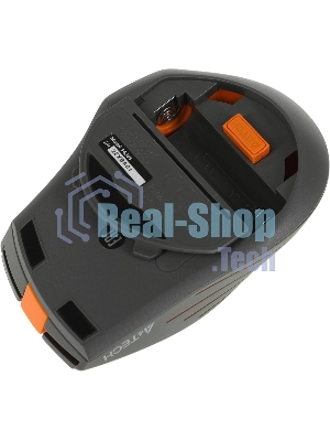 Мышь беспроводная A4Tech Fstyler FG30S серый/оранжевый, 2000 dpi, радиоканал, USB, кнопки - 6