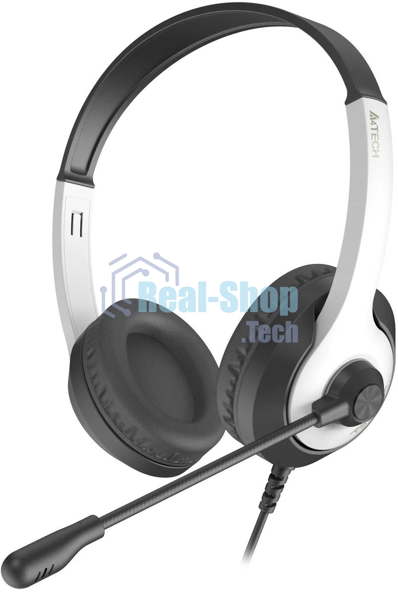 Гарнитура A4Tech Fstyler FH100U белый/черный, проводная