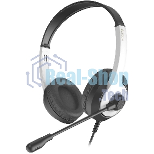 Гарнитура A4Tech Fstyler FH100U белый/черный, проводная