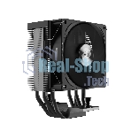 Кулер PCCooler R400 черный 92мм алюминий+медь 2200rpm 30db 4-pin 180W 133мм