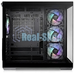 Компьютерный корпус Thermaltake View 380 TG ARGb черный без БП ATX 6x120мм 2x140мм 1x200мм 2xUSB3.0 audio bott PSU