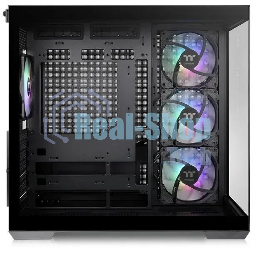 Компьютерный корпус Thermaltake View 380 TG ARGb черный без БП ATX 6x120мм 2x140мм 1x200мм 2xUSB3.0 audio bott PSU
