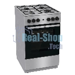 Плита газовая Gorenje GGI5A21XJ серебристый, конфорок 4 газовых, духовка 61 л, 50 см x 85 см x 59.4 см