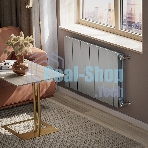 Радиатор биметаллический Royal Thermo PianoForte 500 серебристый - 12 секц.