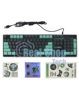 Клавиатура Raskat KG002 проводная, USB Type-A, чёрный