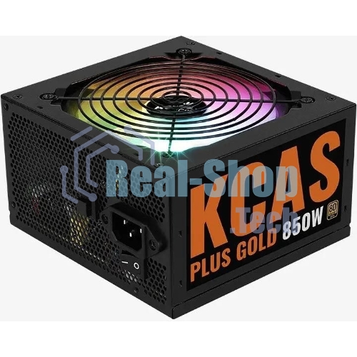 Блок питания Aerocool/Formula KCAS PLUS GOLD 850W (850W, ATX v2.4, APFC, Fan ARGB 12cm, 80+ Gold, Retail)