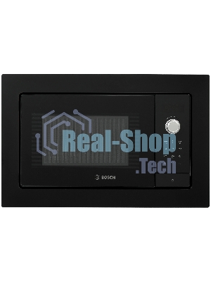 Встраиваемая микроволновая печь Bosch BEL653MB3 черный, 25 л, 800 Вт, переключатели - сенсор, поворотный механизм