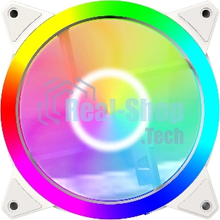 Вентилятор для корпуса Bloody BD-CF120ARGb4 ARGb белый, 120 мм, 1600 об/мин, 26 дБ, 4 pin