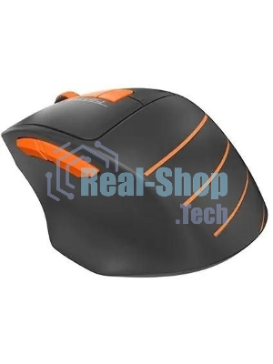 Мышь беспроводная A4Tech Fstyler FG30S серый/оранжевый, 2000 dpi, радиоканал, USB, кнопки - 6