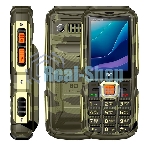 Мобильный телефон BQ 2430L Tank Connect камуфляж/золотистый