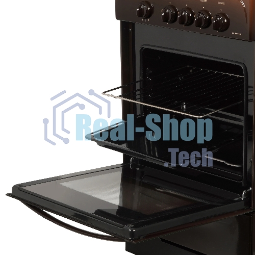 Плита газовая Gefest CG 50М02 К83 коричневый, конфорок 4 шт, духовка 42 л, 50 см x 85 см x 53 см