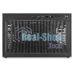 Компьютерный корпус 1STPLAYER FIREBASE X3-M Black, mATX, TG, 4x120мм LED fans inc.