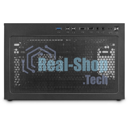 Компьютерный корпус 1STPLAYER FIREBASE X3-M Black, mATX, TG, 4x120мм LED fans inc.