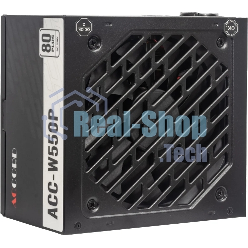 Блок питания Accord ACC-W550P, 550Вт, 80 PLUS WHITE, 120мм, черный