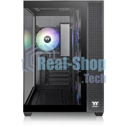Компьютерный корпус Thermaltake View 380 TG ARGb черный без БП ATX 6x120мм 2x140мм 1x200мм 2xUSB3.0 audio bott PSU
