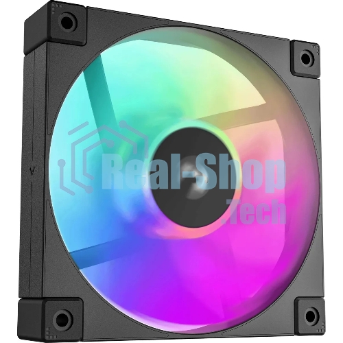 Вентилятор для корпуса DEEPCOOL FD12 черный, 120 мм, 2050 об/мин, 26.9 дБ, 4 pin