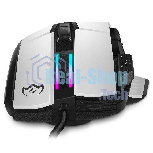 Мышь проводная SVEN RX-G990 белый, 12400 dpi, USB, кнопки - 9