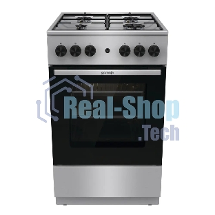 Плита газовая Gorenje GGI5A21XJ серебристый, конфорок 4 газовых, духовка 61 л, 50 см x 85 см x 59.4 см