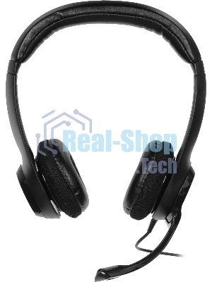 Гарнитура Logitech H390 чёрный, проводная, USB