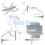 Кронштейн для мониторов ONKRON G100 белый 13