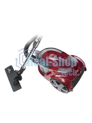Пылесос Eurostek EVC-4514 красный, 500/2800 Вт, уборка сухая, пылесборник контейнер 3 л