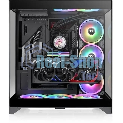 Компьютерный корпус Thermaltake CTE E550 TG черный без БП ATX 8x120мм 6x140мм 2xUSB3.0 audio bott PSU