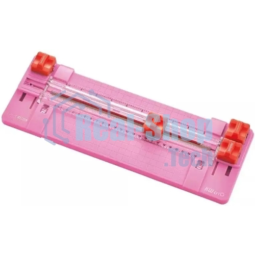 Резак дисковый Kw-Trio 13045pink A4/6лист./230мм/ручн.прижим