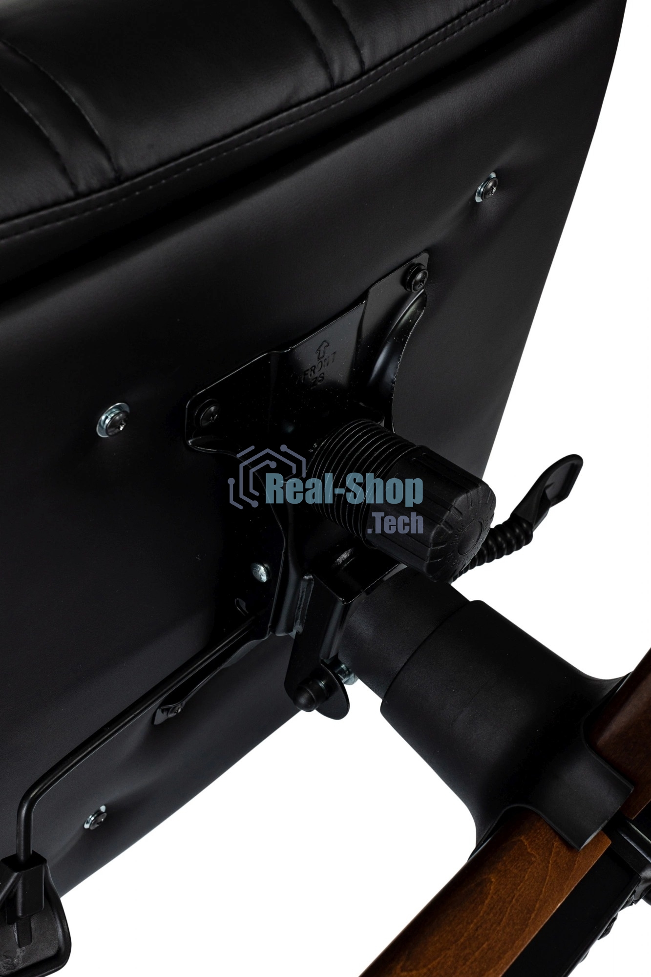 Кресло Бюрократ T-9932W-LOW-Eco черный, экокожа