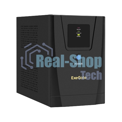 Источник бесперебойного питания ExeGate EX292802RUS SpecialPro UNB-1600.LED.AVR.2SH.3C13.USB 1600VA/950W, LED, AVR, 2*Schuko+3*C13, USB,съемн.кабель, металлический корпус, черный