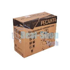 Компрессор поршневой Ресанта КП-50/400М масляный 400л/мин 50л 2500Вт красный/черный