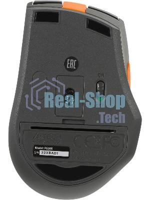 Мышь беспроводная A4Tech Fstyler FG30S серый/оранжевый, 2000 dpi, радиоканал, USB, кнопки - 6
