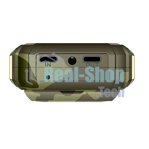 Мобильный телефон BQ 2430L Tank Connect камуфляж/золотистый