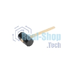 Киянка резиновая Kranz KR-12-8145 910 г, черная резина, деревянная рукоятка