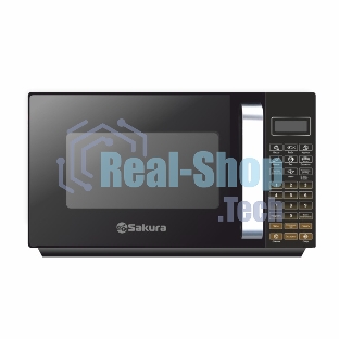 Микроволновая печь Sakura SA-7057BK черный, 20 л, 700 Вт, переключатели - сенсор