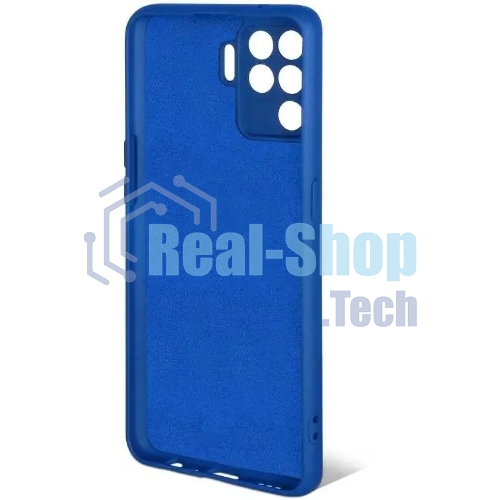 Чехол (клип-кейс) DF oOriginal-11, для Oppo Reno 5 Lite, синий df ooriginal-11 (blue)