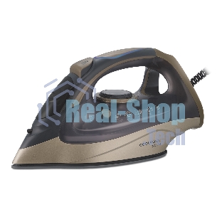 Утюг Coolfort CF-3410 сиреневый/золотистый, 3400 Вт, 45 г/мин, 155 г/мин, 300 мл