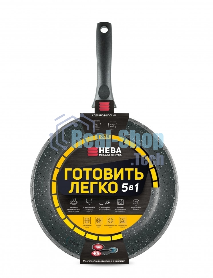 Сковорода НЕВА МЕТАЛЛ ПОСУДА GL4128 28 